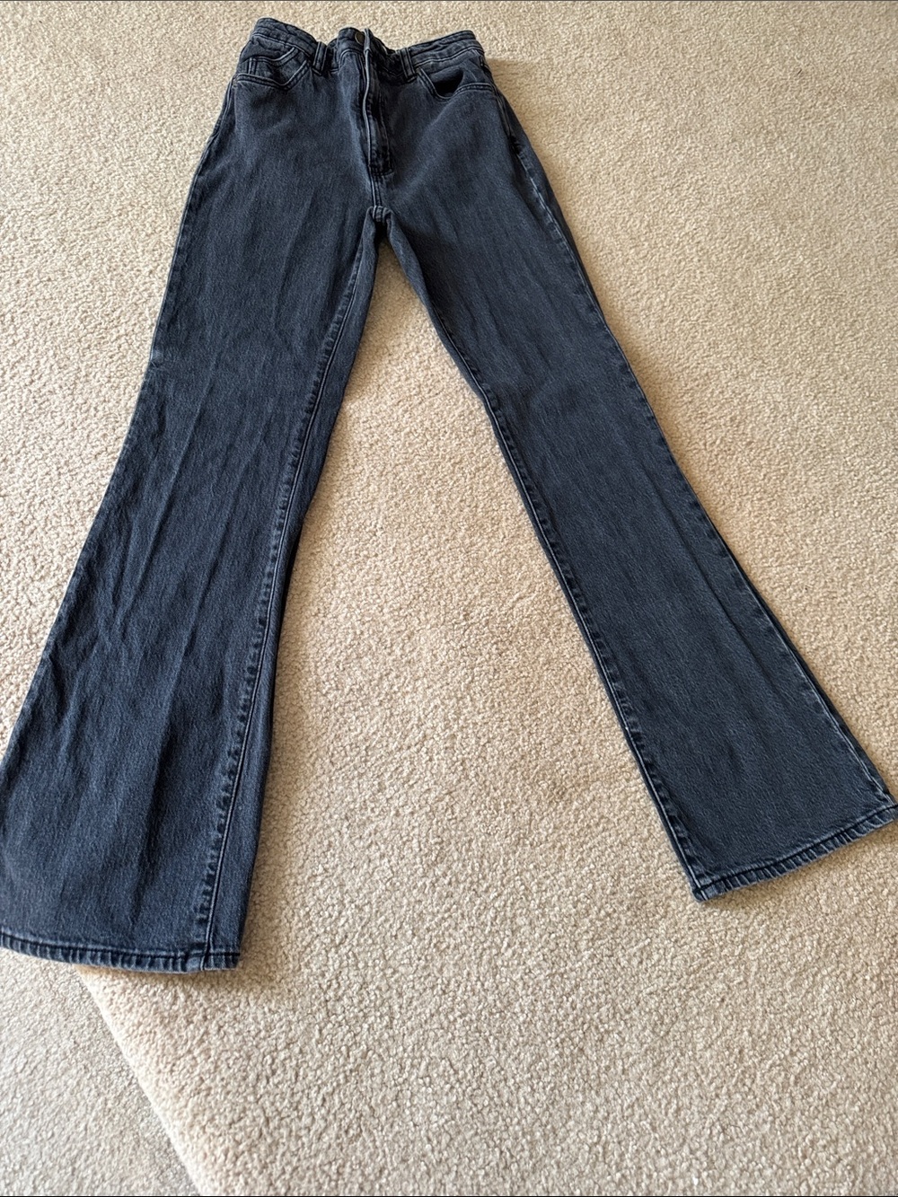Classic Women's Black Flared Jeans